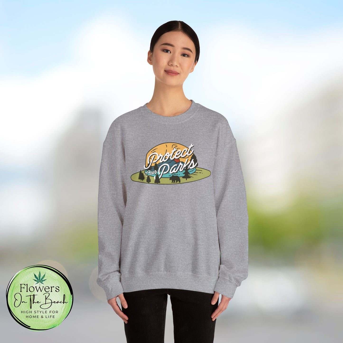 Protect Our Parks Crewneck Sweatshirt, National Parks Sweatshirt, Wanderlust Sweatshirt, Travel Apparel, Protect Our National Parks