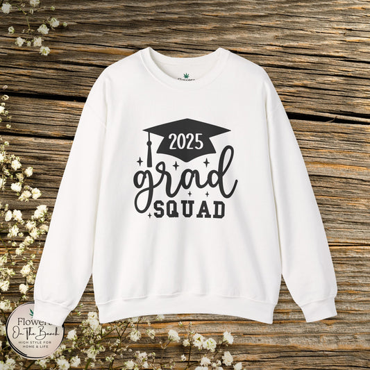 2025 Grad Squad Sweatshirt, College Graduation Gift, Class of 2025 Jumper, High School Grad Top, Future Graduate, Graduation Apparel