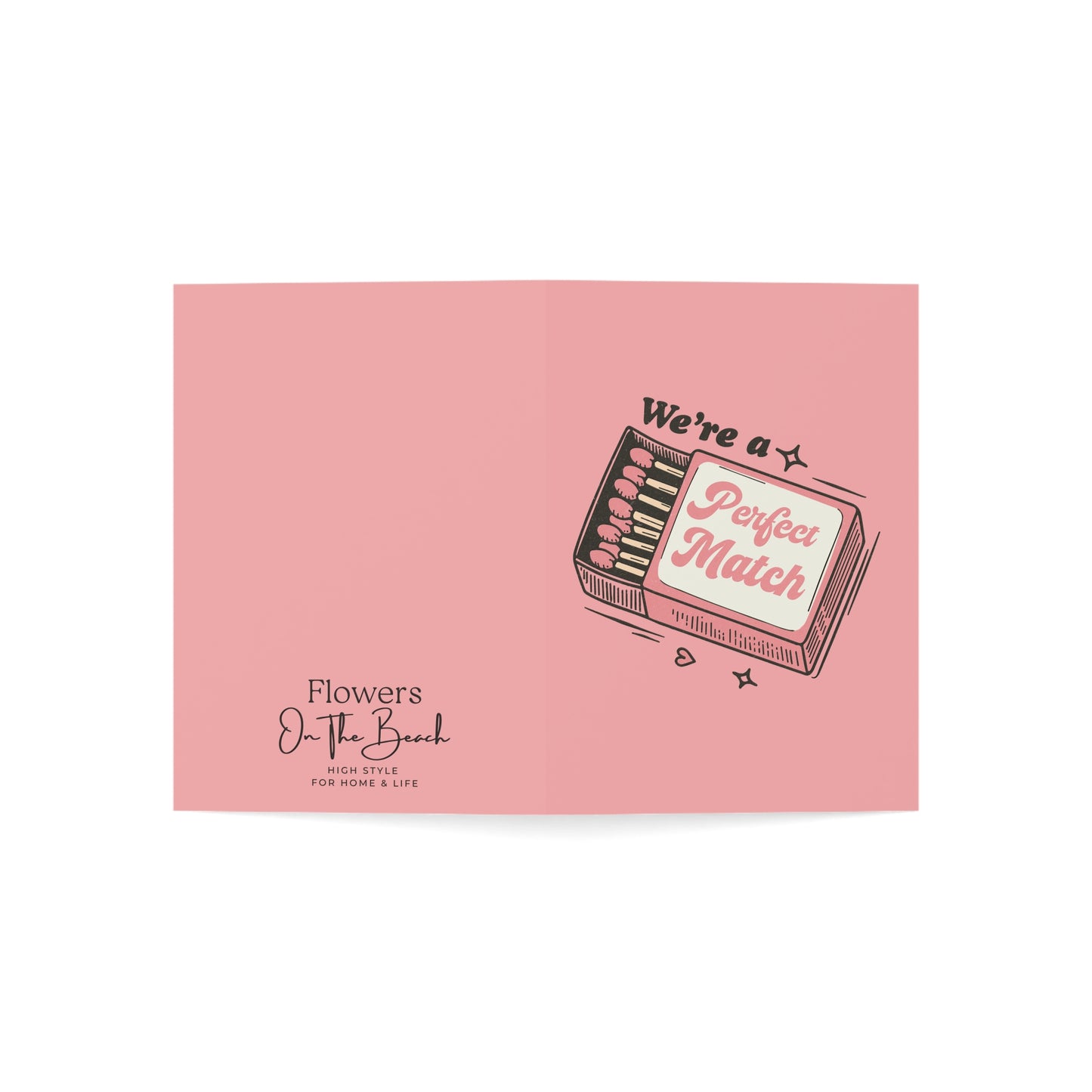 Greeting Card, Cute Love Notecard, Valentine's Day, Perfect Match Romantic Notecard, Love Note Card, Anniversary Card, Relationship