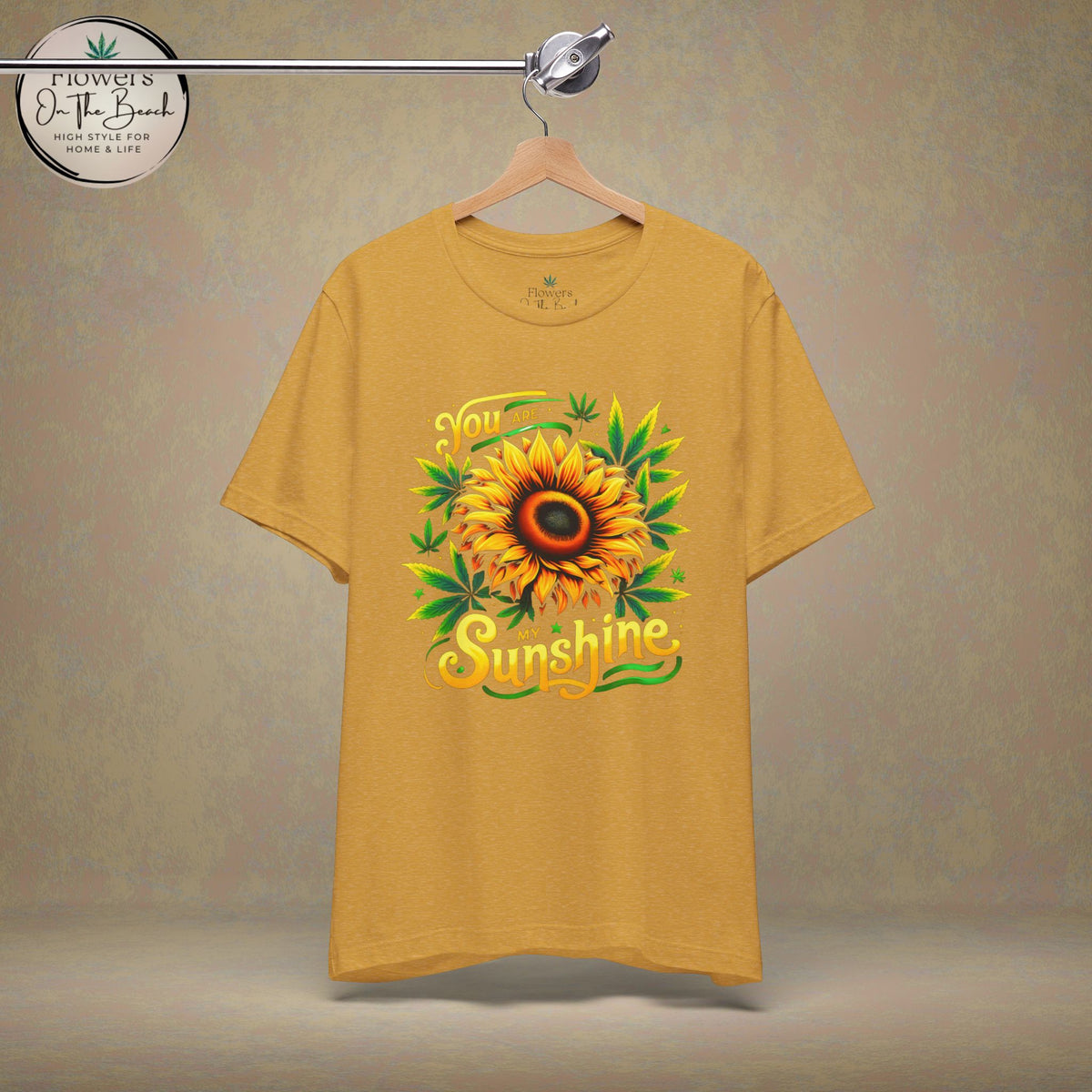 Sunflower and Cannabis Sunshine Tee