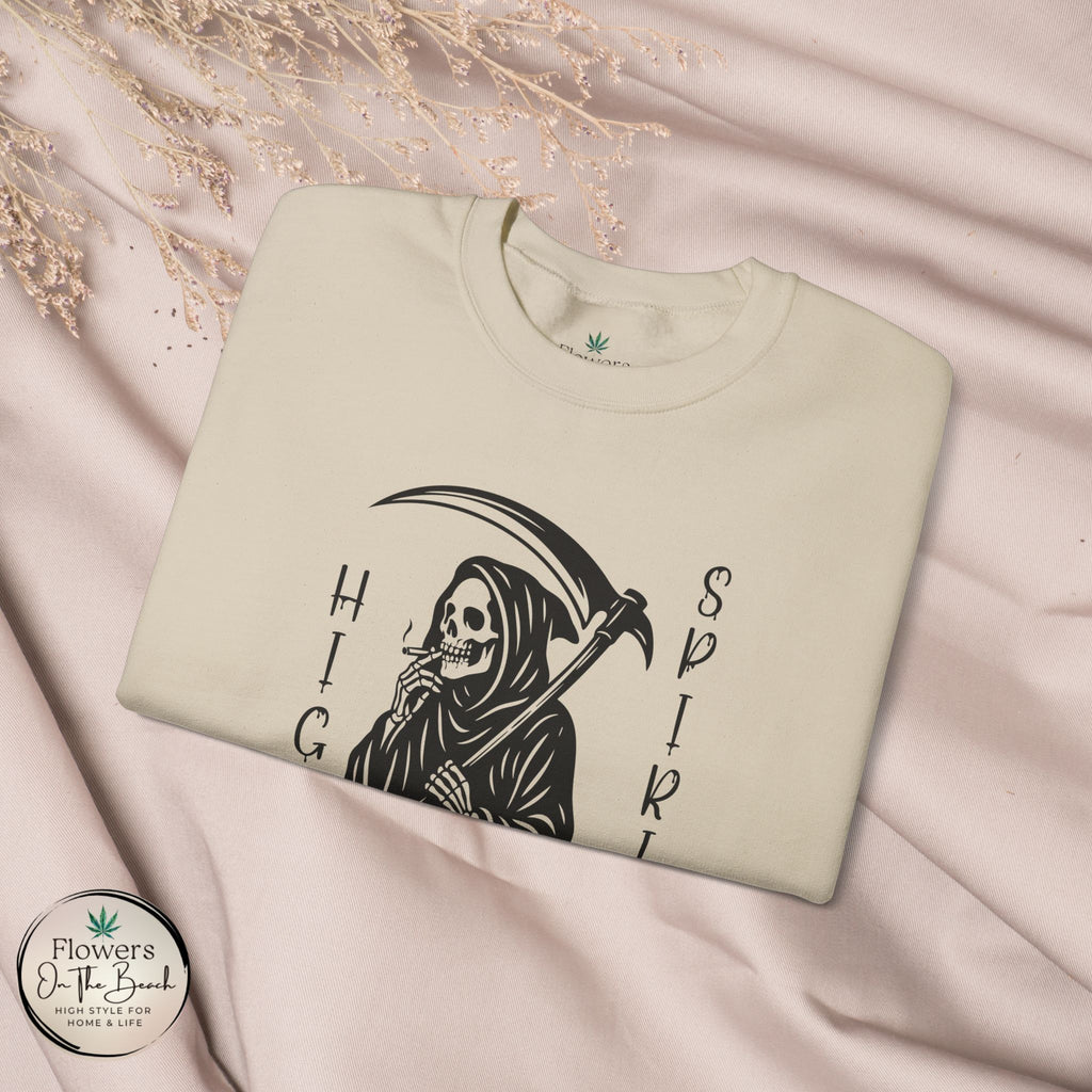 Grim Reaper Smoking Sweatshirt