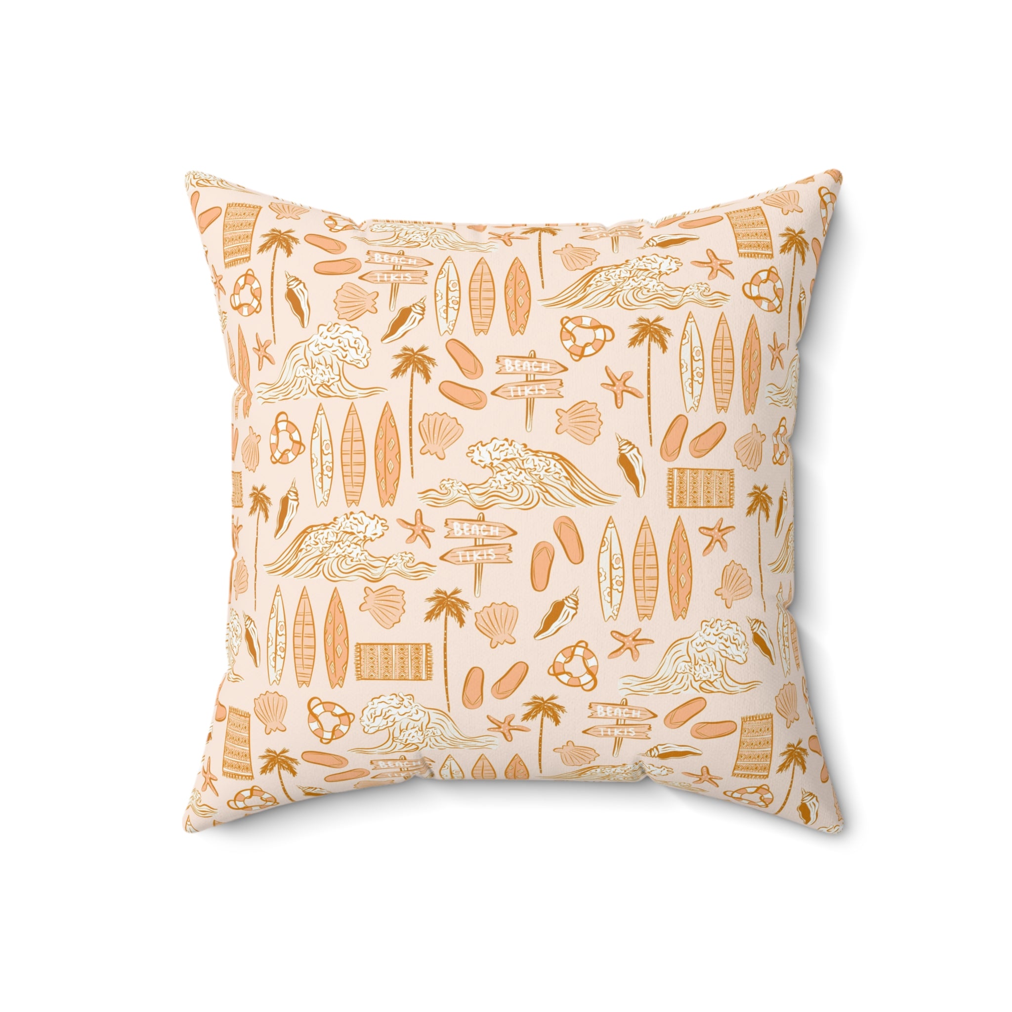 Beachy Throw Pillow