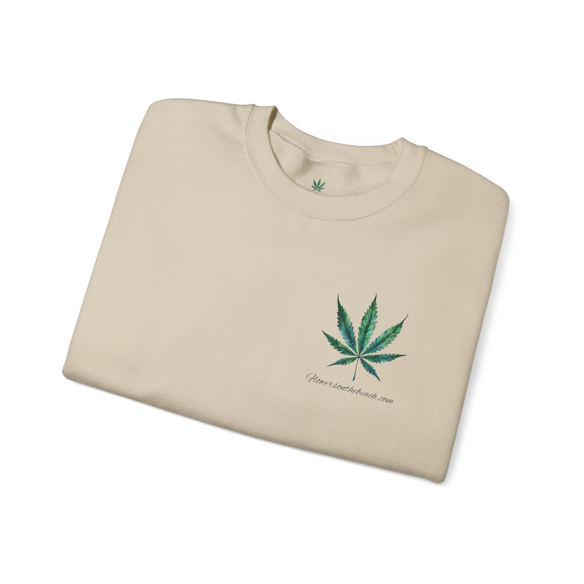 Flowers on the Beach Sweatshirt