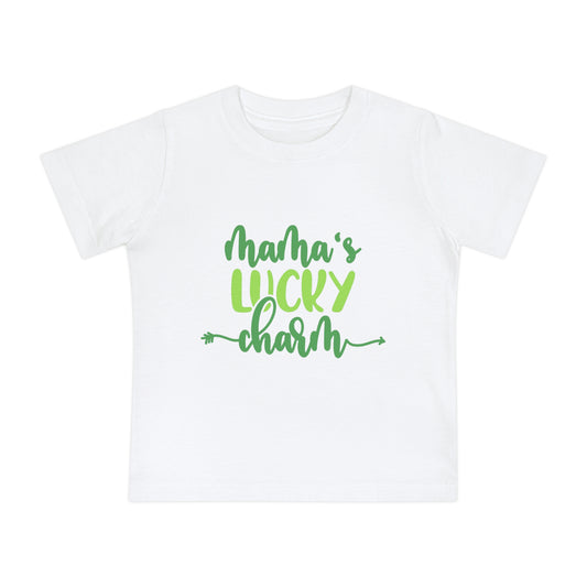 Baby T-Shirt, Mama's Lucky Charm, St Patrick's Day Tee, Kids Shirt, Family Matching Outfit, Holiday Clothing