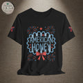American Honey Fireworks and Bows Tee | Red White Blue Patriotic