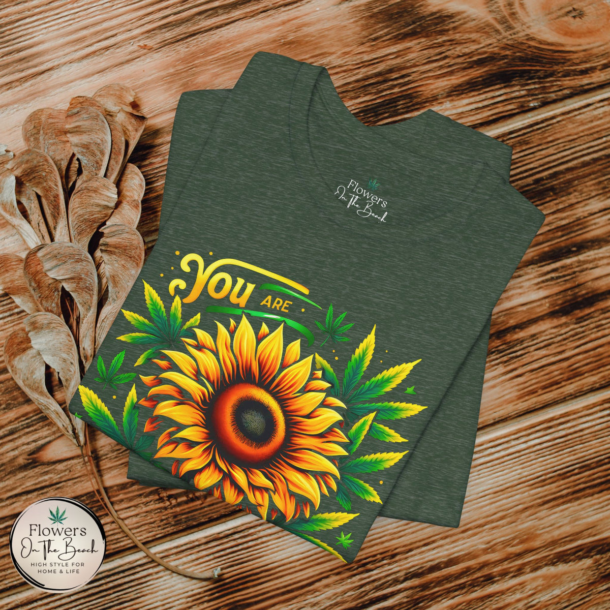 Sunflower and Cannabis Sunshine Tee