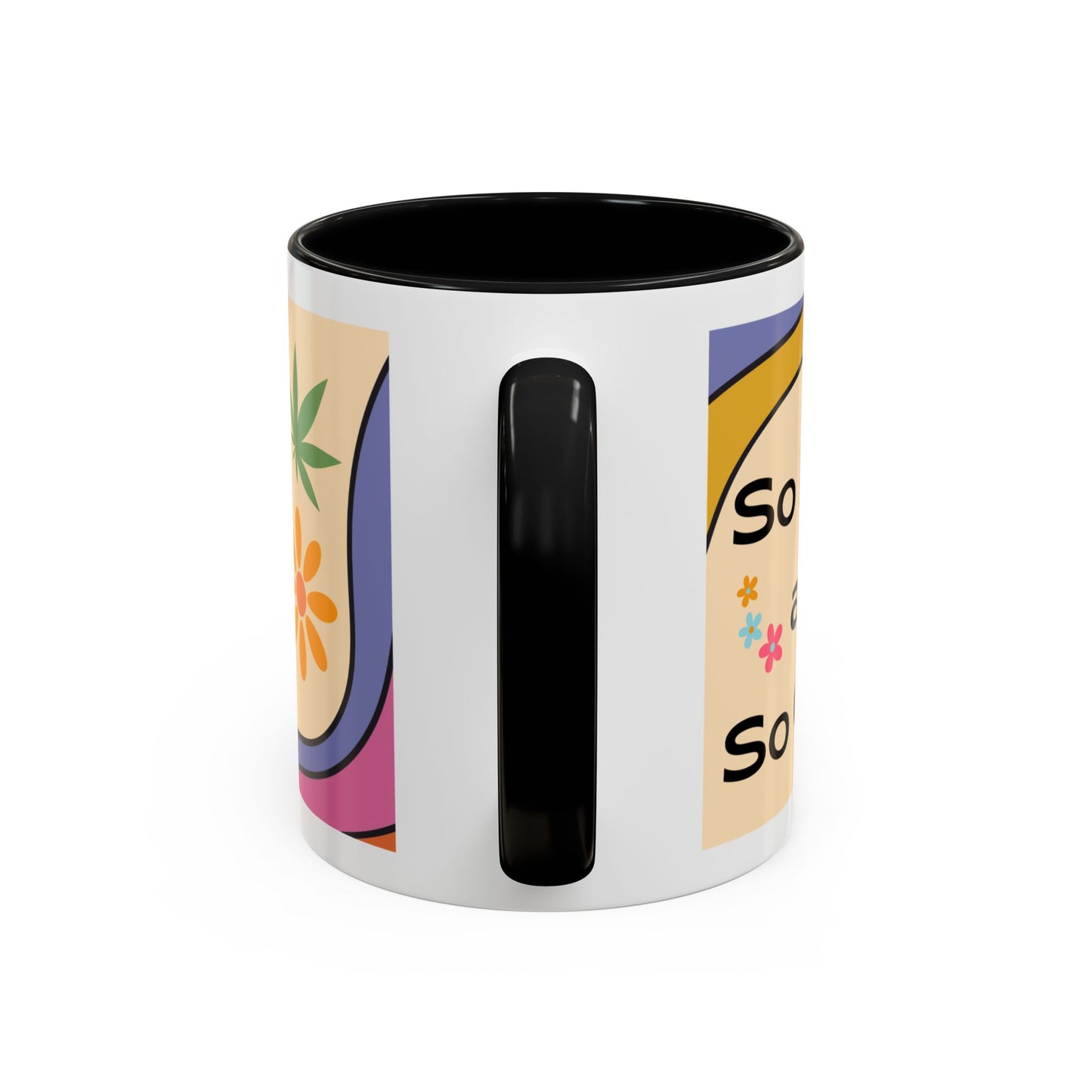 Weed Mug, Stoner Gift Mug, Groovy Stoner Mug, 70s Weed Gift, Groovy Weed Mug, Hippie Gift Mug, Accent Coffee Mug (11, 15oz)