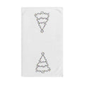Minimalist Tree with Lights Hand Towel