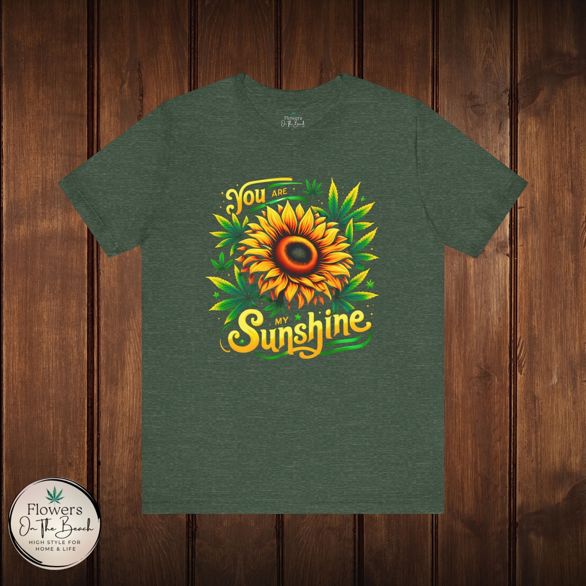 Sunflower and Cannabis Sunshine Tee