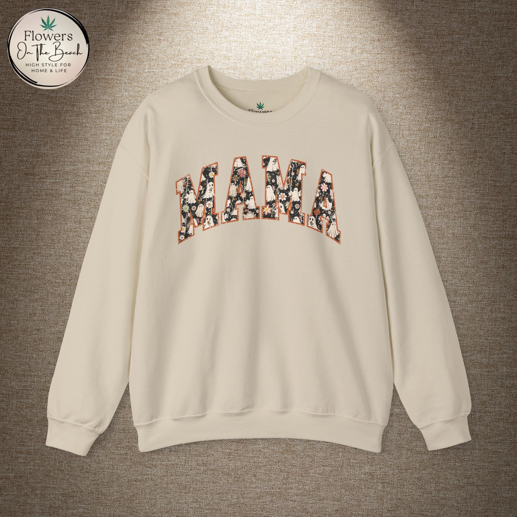 Halloween Mama Letters Sweatshirt