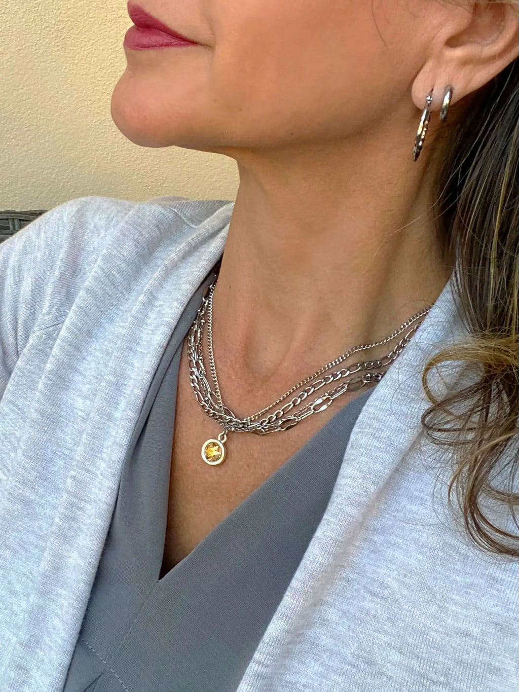 Hammered Hoops Earrings