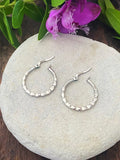 Hammered Hoops Earrings