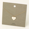 Fuck Off - Heart Pendant Necklace